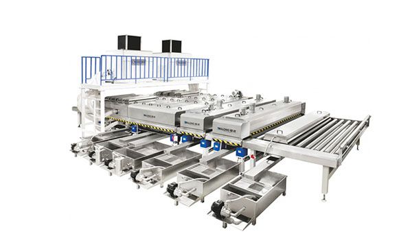 Machine à laver et à sécher le verre imprimé numérique