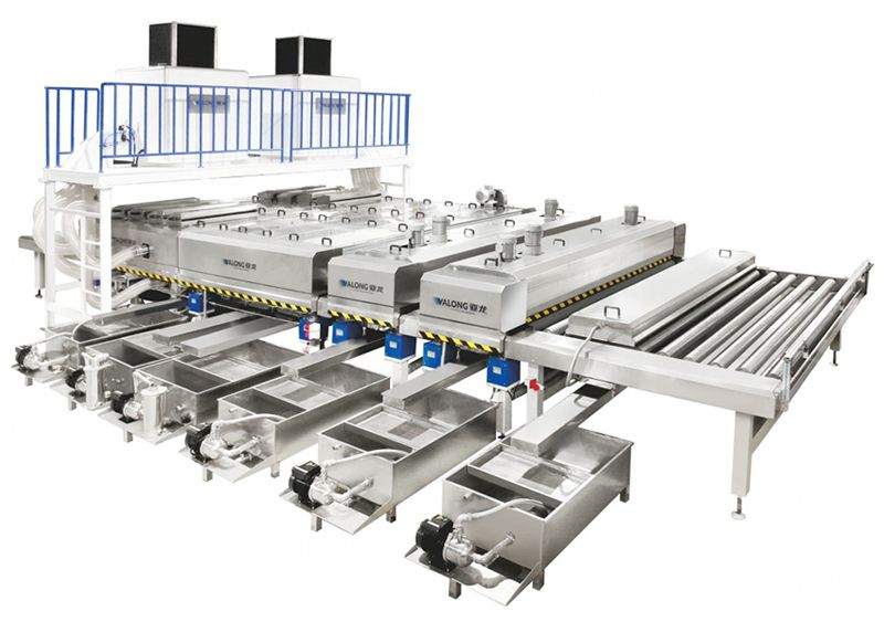 Machine à laver horizontale, pour verre imprimé numérique Série D