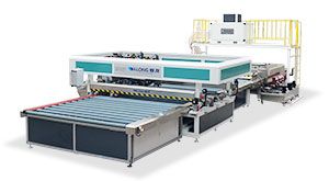 Machine de meulage et lavage du verre